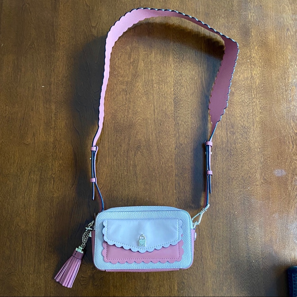 Michael Kors Pink Heart Crossbody Micropurse